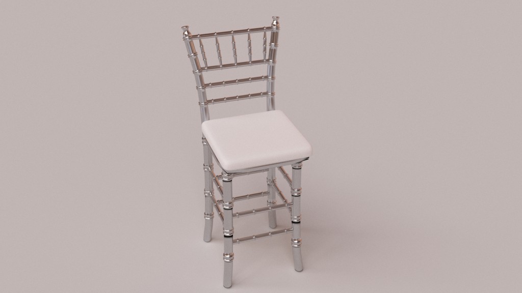 Simple chair in cycles preview image 1